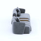 4 Seater Cool Grey Sofa