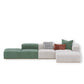 4 Seater L-Shaped Sofa in Dual Tone