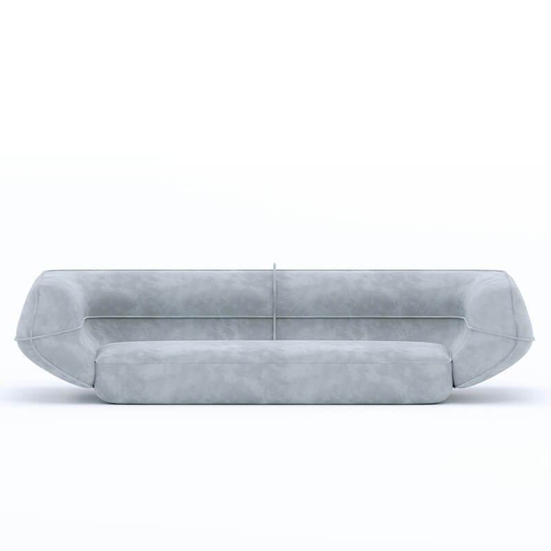 3 Seater Space Grey Modern Sofa