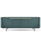 Olive green TV unit