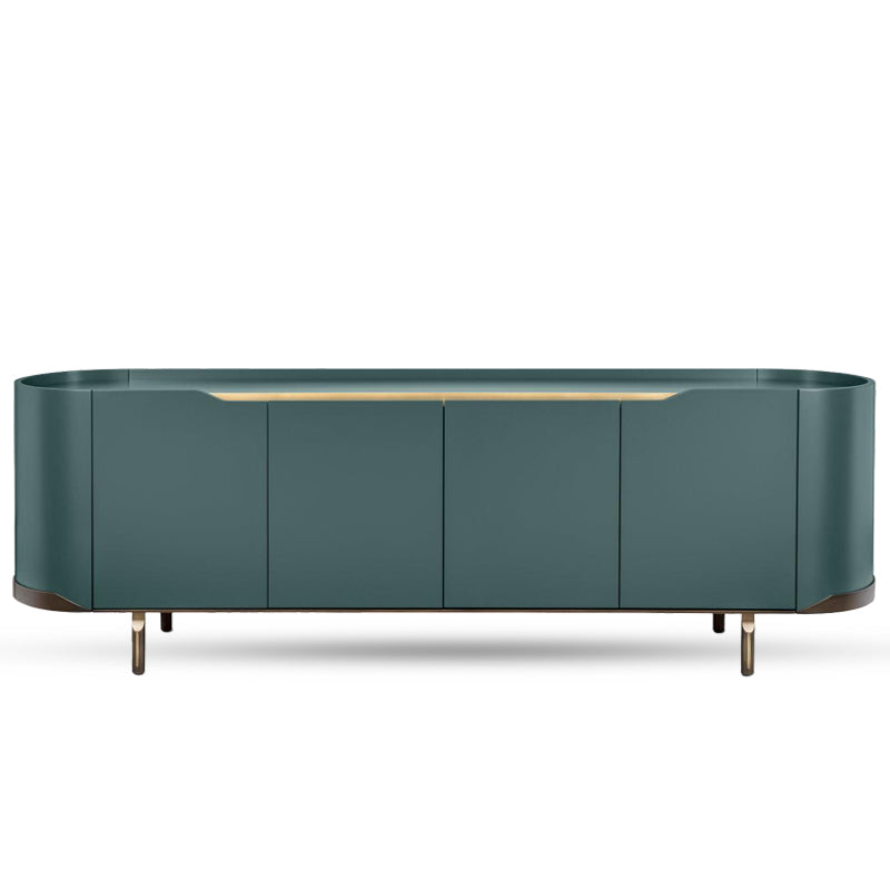 Olive green TV unit