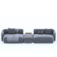 4 Seater Cool Grey Sofa