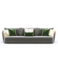 3 Seater Modern Black Sofa With Luxury Feel