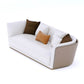 3 Seater Modern Italian Leather White Spill-Proof Sofa