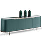 Olive green TV unit