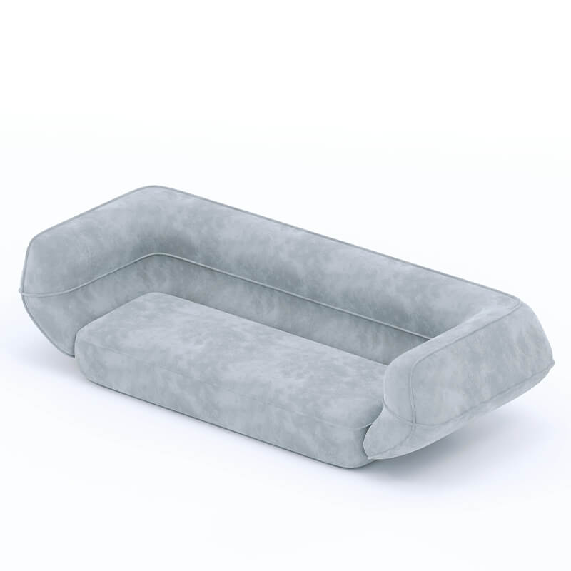 3 Seater Space Grey Modern Sofa